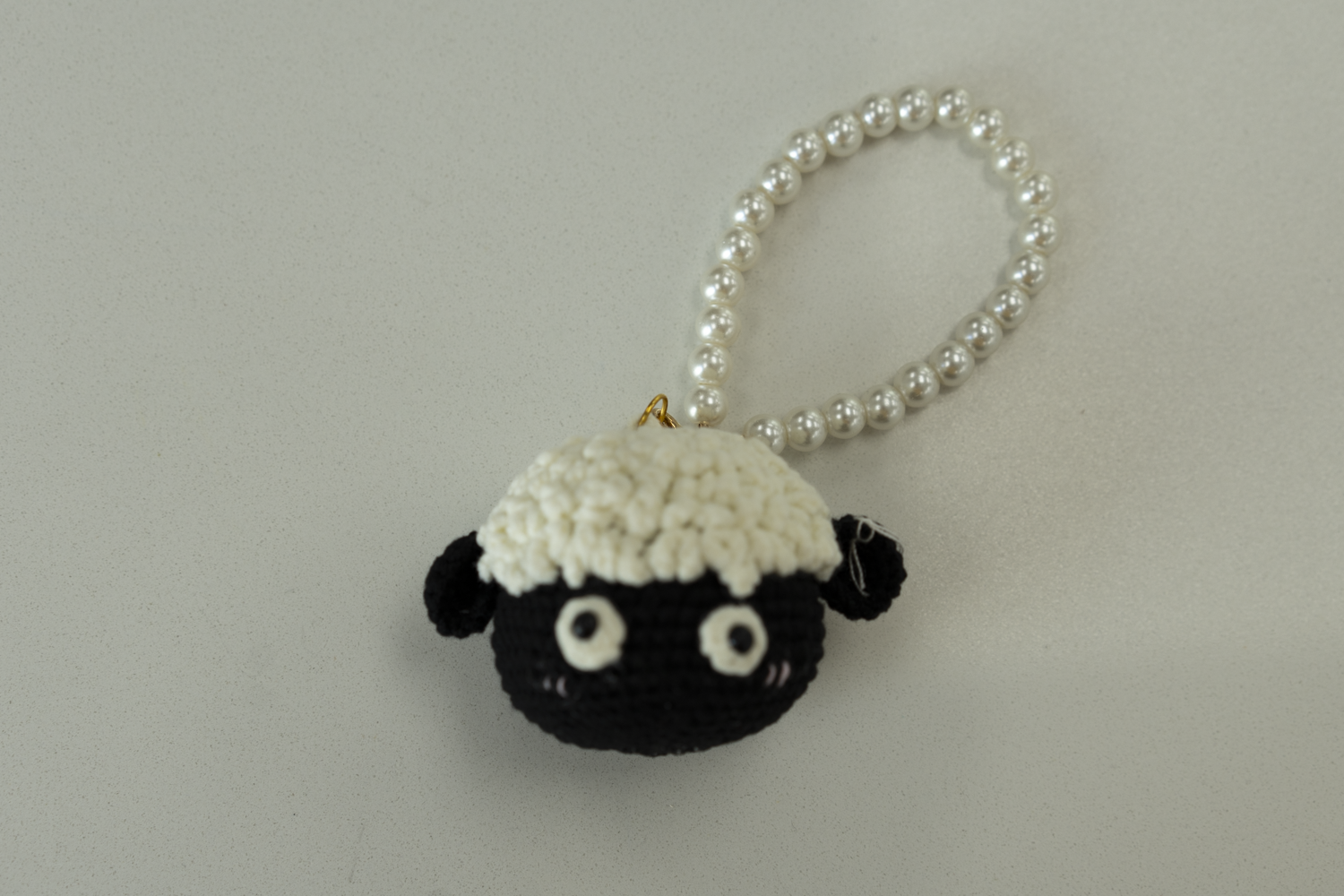 Sheep Pearl Keychain