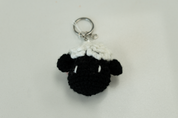 Crochet Sheep Keychain