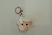 Crochet Sheep Keychain